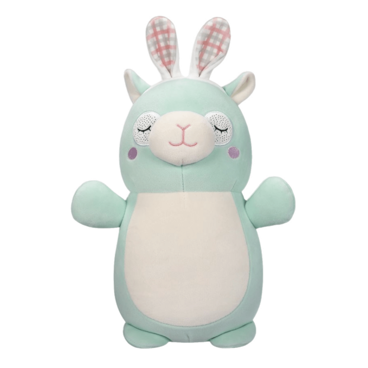 Squishmallow 10 Inch Miley the Llama with Ears Easter Hug Mees Plush Toy