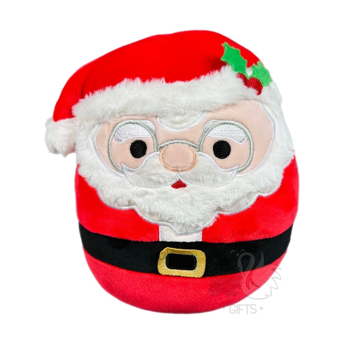 Squishmallow 12 Inch Nick the Santa Claus with Holly Christmas Plush Toy *FINAL SALE*