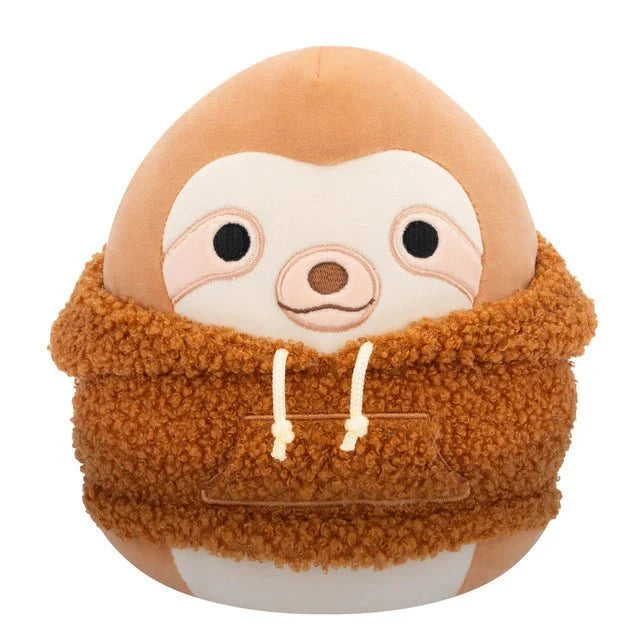 Squishmallow 12 Inch Sherman the Sloth with Hoodie Plush Toy