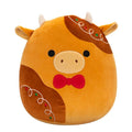 Squishmallow 16 Inch Jericho the Gingerbread Cow Christmas Plush Toy