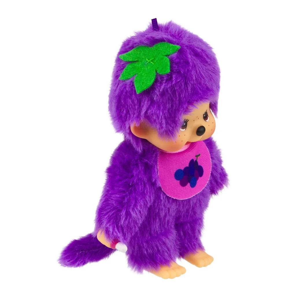 Monchhichi 5.5 Inch Fruit Colors Grape Purple Plush Doll Toy