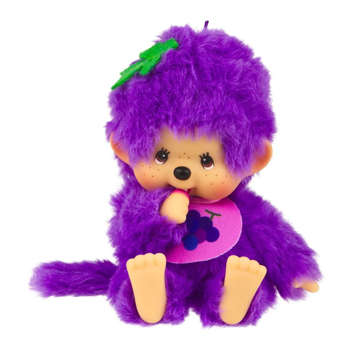 Monchhichi 5.5 Inch Fruit Colors Grape Purple Plush Doll Toy