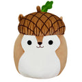 Squishmallow 12 Inch Sawyer the Acorn Squirrel Hybrid Plush Toy