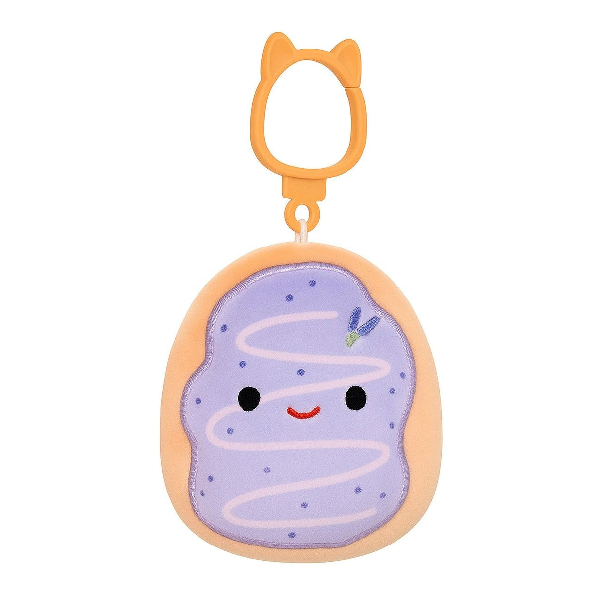 Squishmallow 3.5 Inch Selah the Lavender Donut Plush Clip
