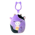 Squishmallow 3.5 Inch Alexie the Cow with Candy Corn Halloween Plush Clip