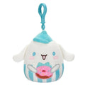 Squishmallow 3.5 Inch Sanrio Food Truck Cinnamoroll Plush Clip