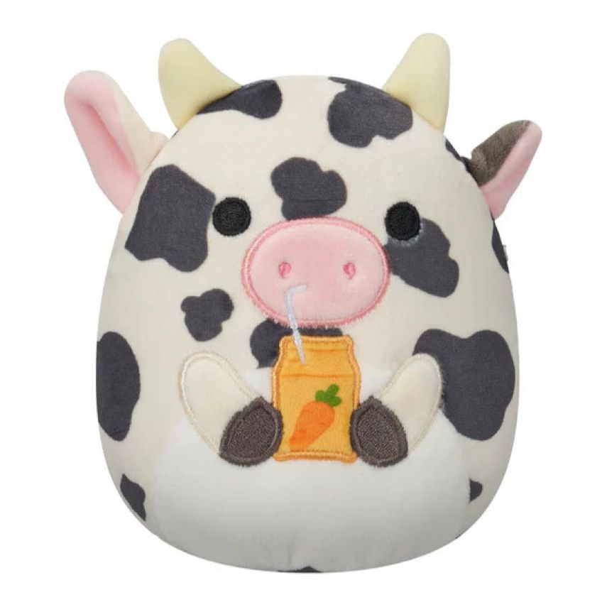Squishmallow 12 Inch Colin the Cow with Carrot Juice Easter Plush Toy