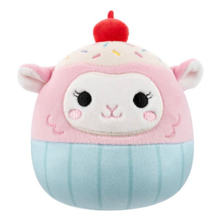 Squishmallow 12 Inch Lala the Cupcake Lamb Easter Plush Toy