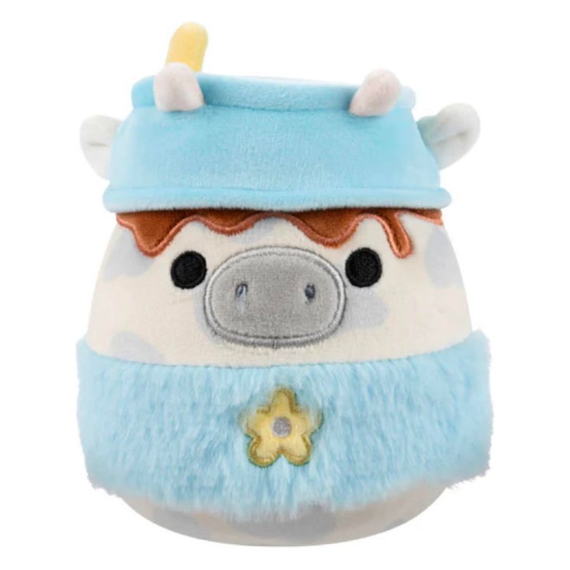 Squishmallow 12 Inch Mustafa the Latte Cow Easter Plush Toy