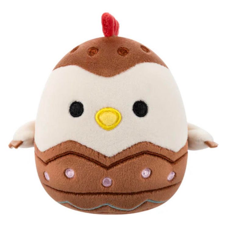 Squishmallow 12 Inch Todd the Chicken in Chocolate Egg Easter Plush Toy