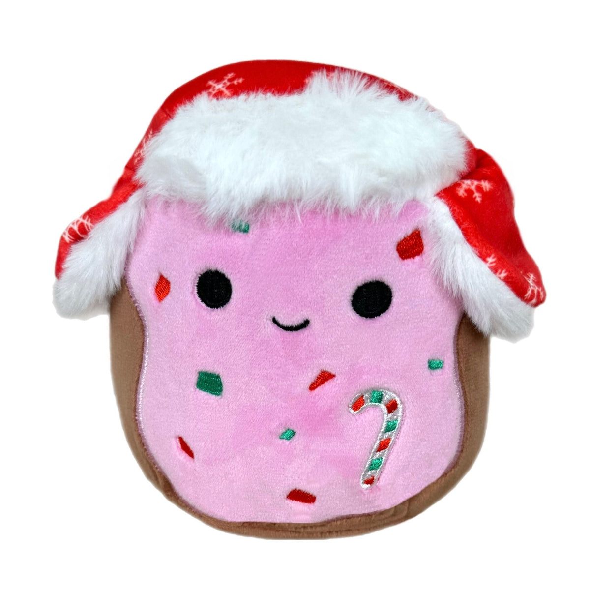 Squishmallow 5 Inch Janis the Fruitcake with Hat Christmas Plush Toy