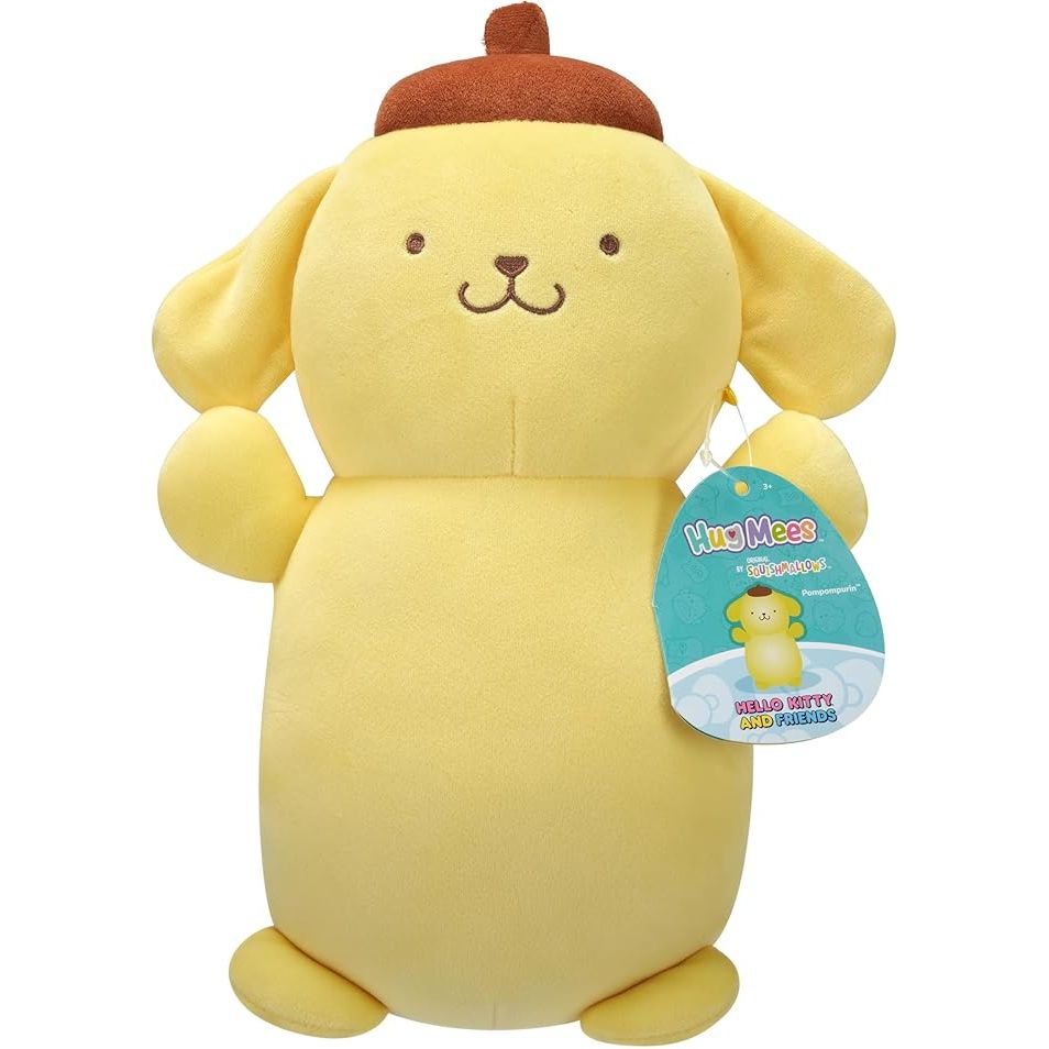 Squishmallow 10 Inch Pompompurin Sanrio Hug Mees Plush Toy