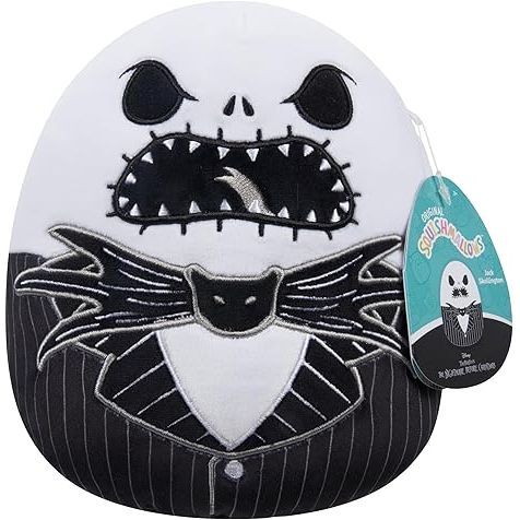 Squishmallow 8 Inch Jack Skellington Nightmare Before Christmas Halloween Plush Toy