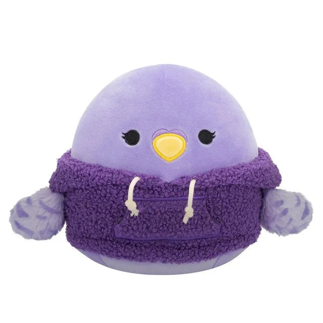 Squishmallow 8 Inch Anoushka the Parakeet with Hoodie Plush Toy