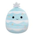 Squishmallow 8 Inch Keiko the Blue Tree Christmas Plush Toy
