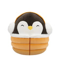 Squishmallow 8 Inch Luna the Penguin with Yellow Puffer Jacket Christmas Plush Toy