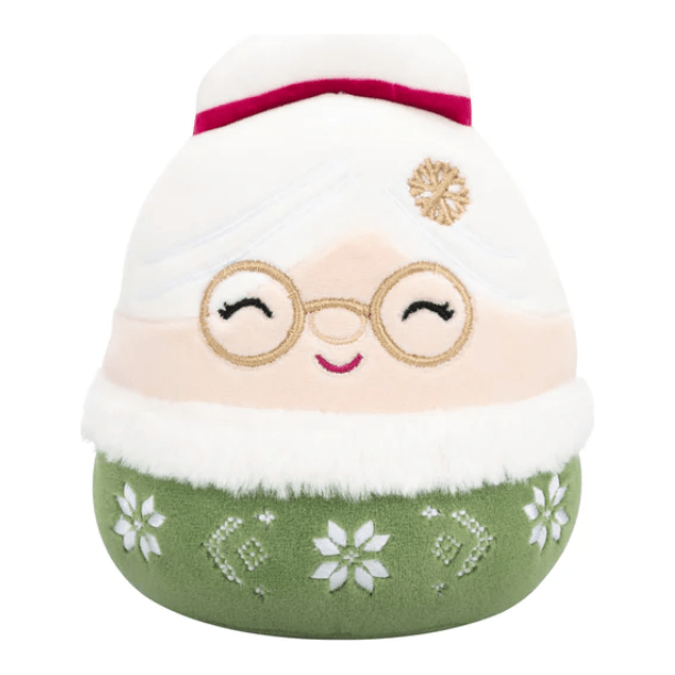 Squishmallow 8 Inch Nicolette the Mrs. Claus with Green Outfit Christmas Plush Toy