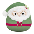 Squishmallow 8 Inch Nick the Santa with Green Suit Christmas Plush Toy