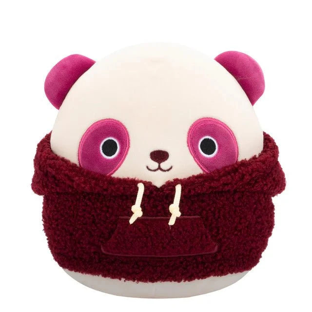 Squishmallow 8 Inch Ponder the Panda with Hoodie Plush Toy