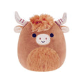Squishmallow 8 Inch Wilfred the Highland Cow Plush Toy
