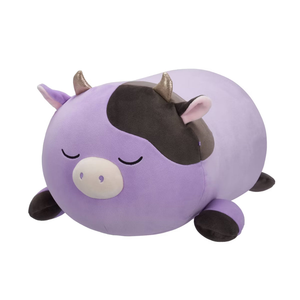 Squishmallow 8 Inch Sleepamallows Alexie the Purple Cow Plush Toy