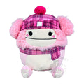 Squishmallow 12 Inch Brina the Pink Bigfoot with Hat & Scarf Christmas Plush Toy