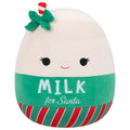 Squishmallow 8 Inch Hedda the Milk for Santa Christmas Plush Toy