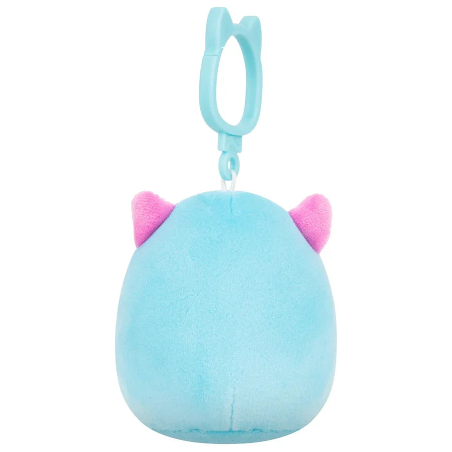 Squishmallow 3.5 Inch Pookems the Blue Yeti Plush Clip