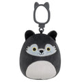 Squishmallow 3.5 Inch Dmitri the Wolf Plush Clip