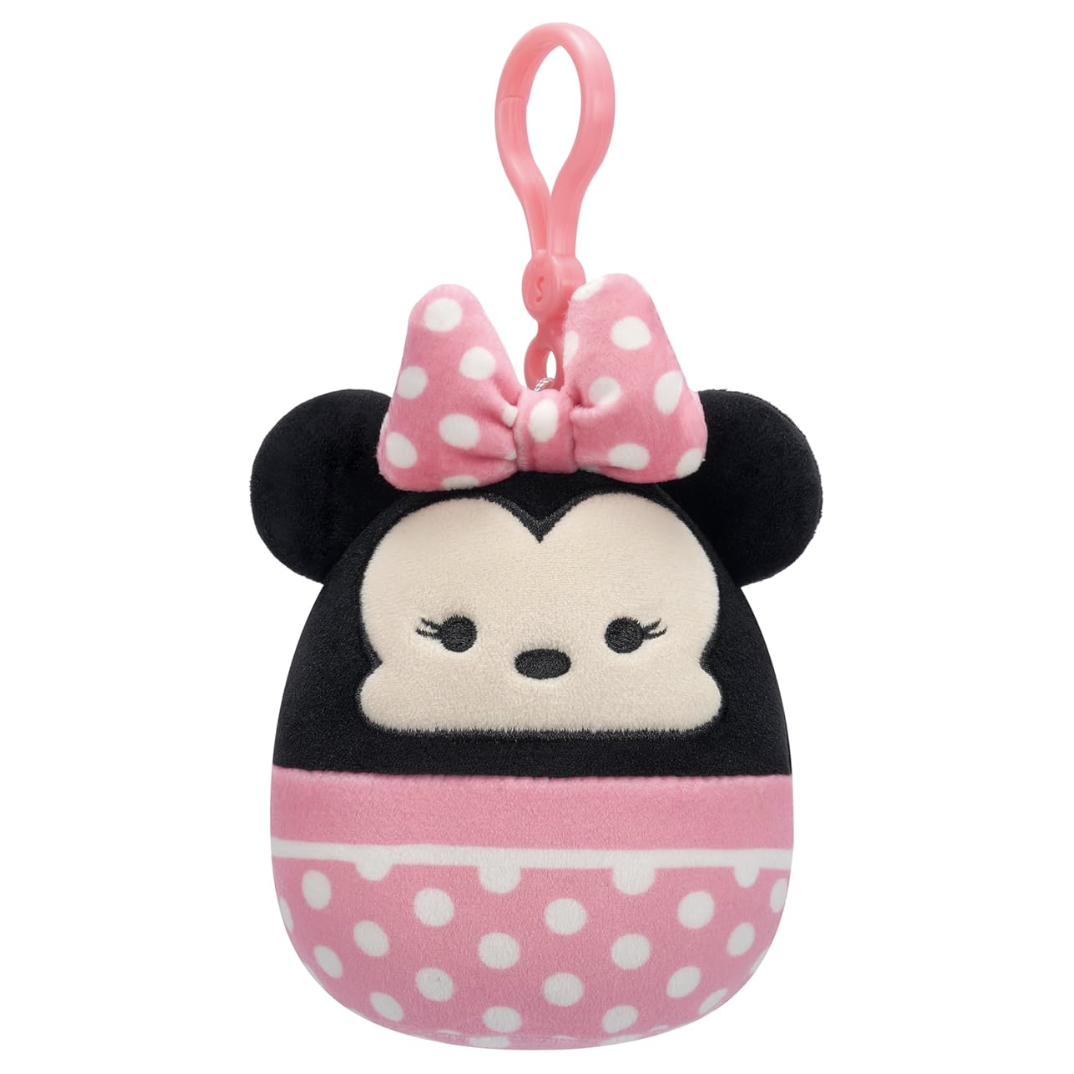 Squishmallow 3.5 Inch MInnie Mouse Disney Plush Clip