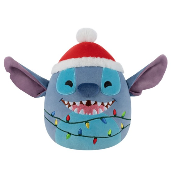 Squishmallow 8 Inch Stitch with Lights Disney Christmas Plush Toy *FINAL SALE*