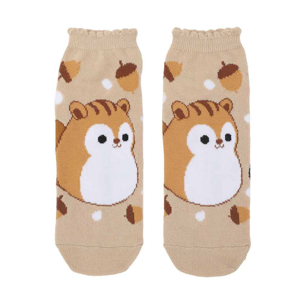 Squishmallow Women's 5 Pack Scalloped Edge Socks