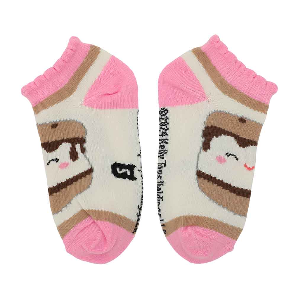 Squishmallow Youth 6 Pack Ankle Socks - Food Squad