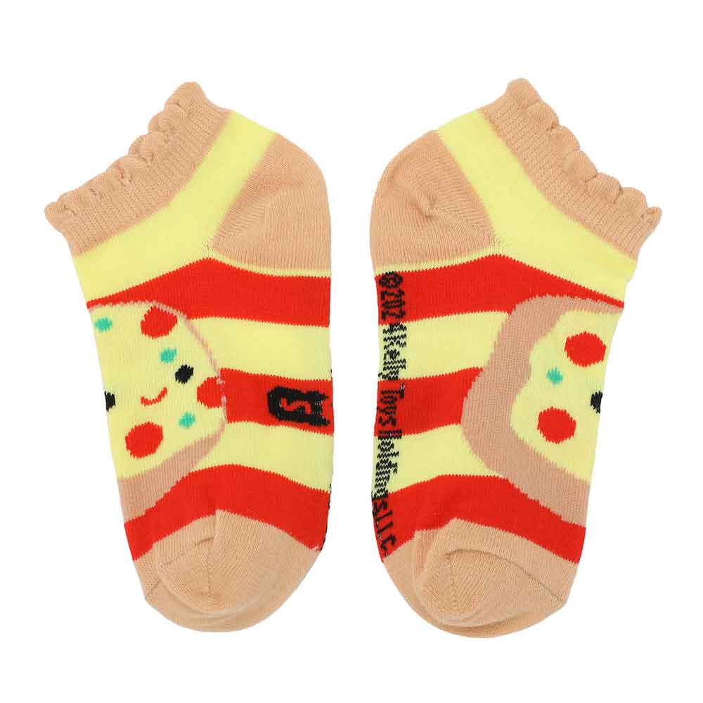 Squishmallow Youth 6 Pack Ankle Socks - Food Squad