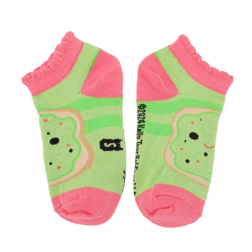 Squishmallow Youth 6 Pack Ankle Socks - Food Squad