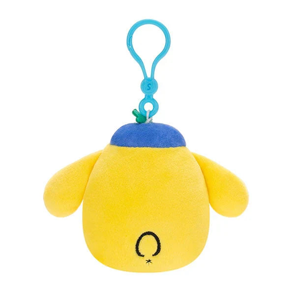 Squishmallow 3.5 Inch Sanrio Tropical Pompompurin Plush Clip