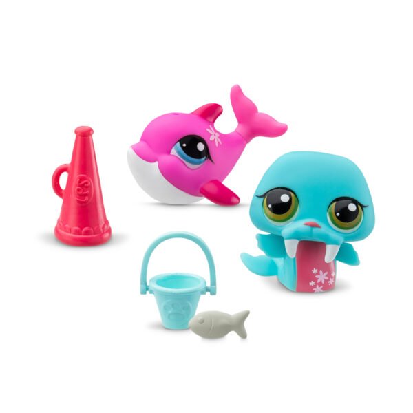 Littlest Pet Shop Gen 7 Pet Pairs Play Set - Walrus #33 and Dolphin #29