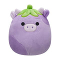 Squishmallow 5 Inch Frederick the Eggplant Cow Plush Toy