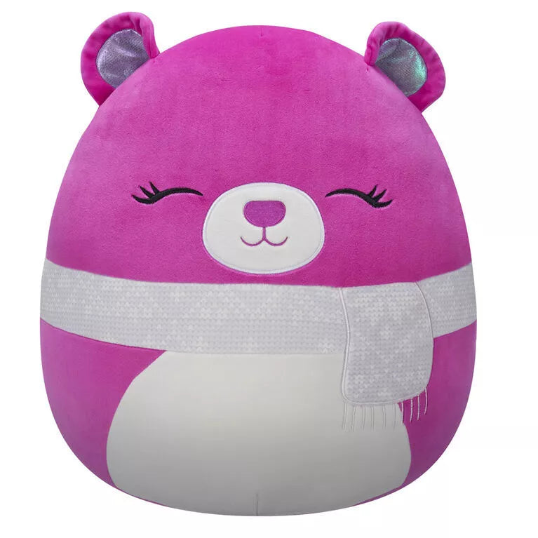 Squishmallow 5 Inch Crisanta the Bear with Scarf Plush Toy