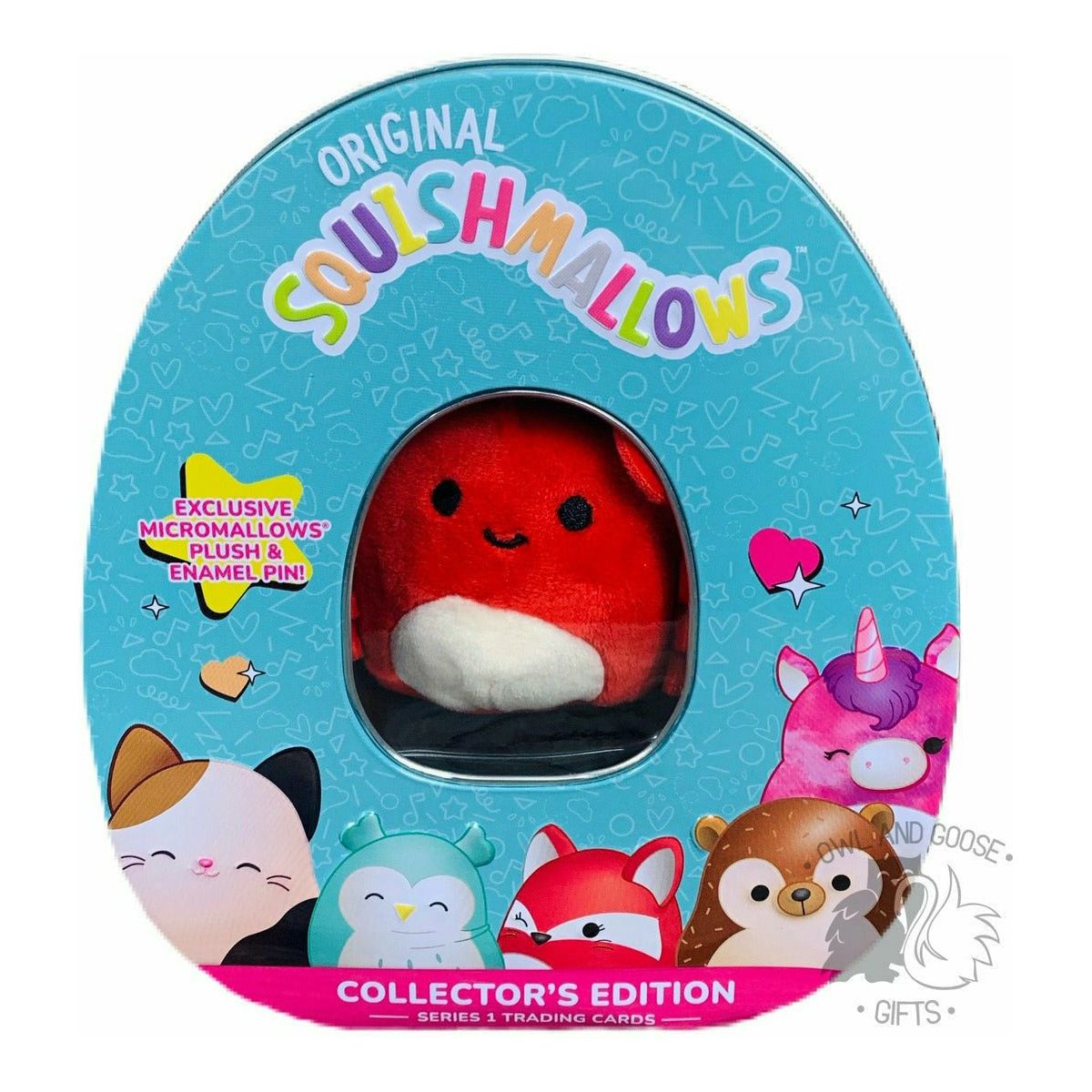 Squishmallow Micro Mallow Carlos the Crab Collector's Tin