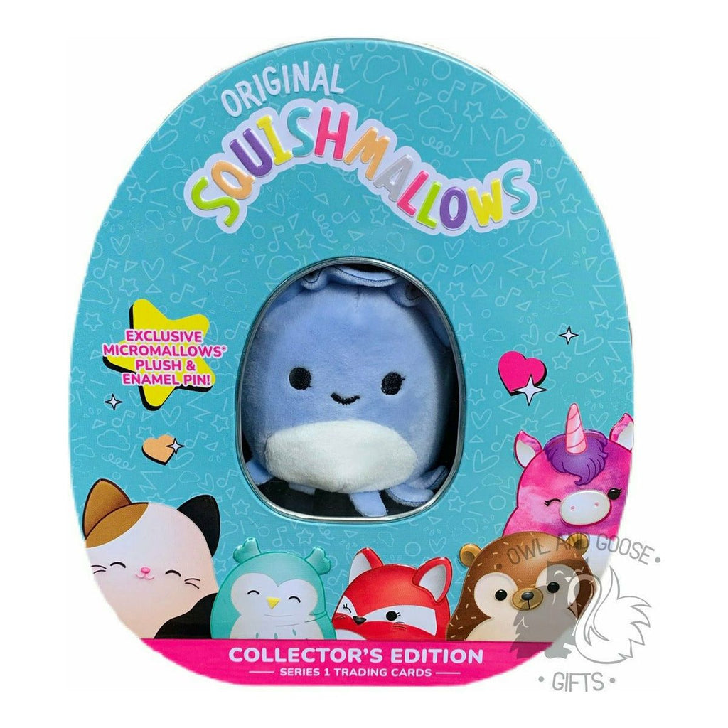 Squishmallow Micro Mallow Stacy the Squid Collector's Tin