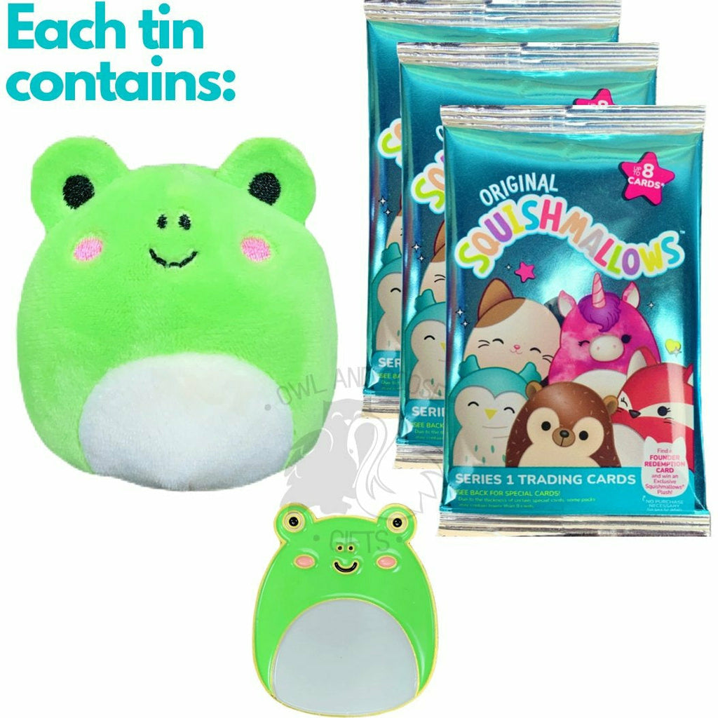 Squishmallow Micro Mallow Wendy the Frog Collector's Tin