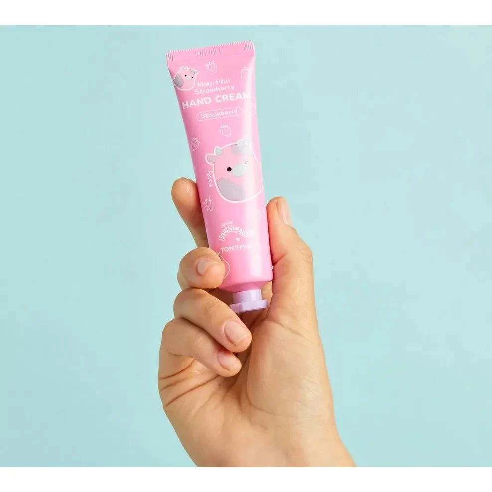 Squishmallow X TONYMOLY Patty's Moo-tiful Strawberry Hand Cream