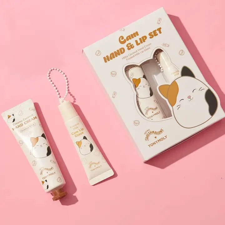 Squishmallow X TONYMOLY Cam's Hand and Lip Gift Set