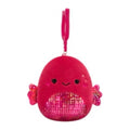 Squishmallow 3.5 Inch Barella the Betta Fish with Hearts Valentine Plush Clip