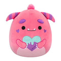 Squishmallow 8 Inch Mont the Monster with Heart Valentine Plush Toy *FINAL SALE*