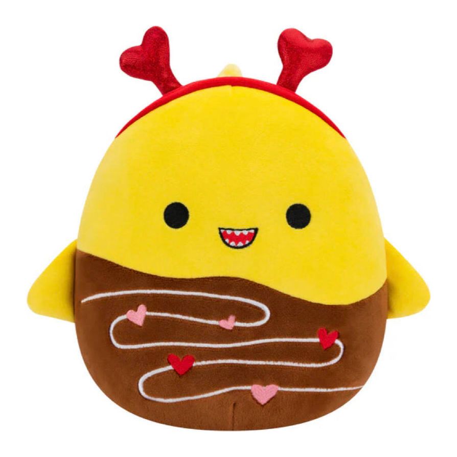 Squishmallow 12 Inch Chandler the Chocolate Dipped Shark Valentine Plush Toy *FINAL SALE*