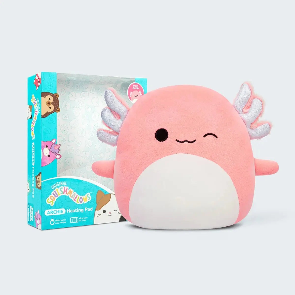 Squishmallow Archie the Axolotl Heating Pad by What Do You Meme